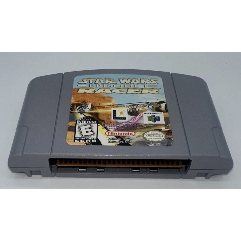 STAR WARS EPISODE 1 RACER NINTENDO 64 N64 AUTHENTIC CART TESTED WORKS + MANUAL